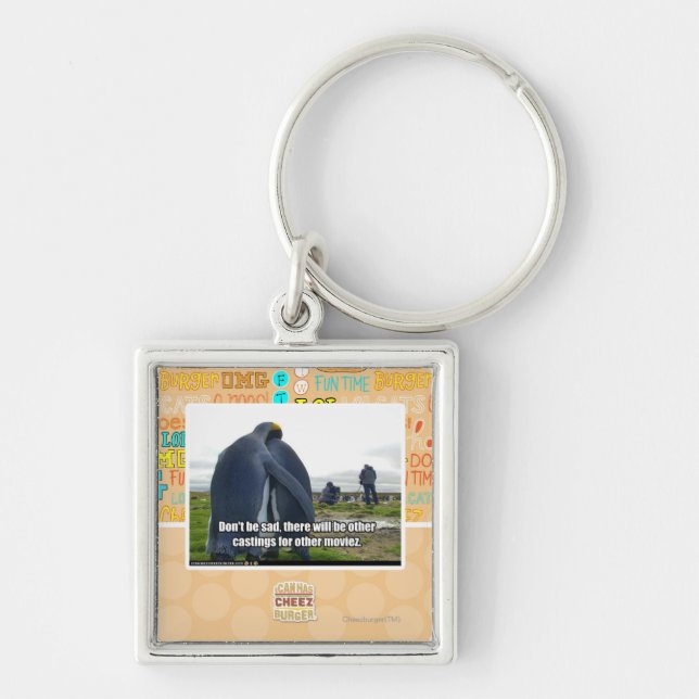 Chaveiro Não seja triste (Frente)