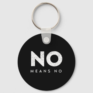 Chaveiro Não significa não - anti-violência - sensibilizaçã