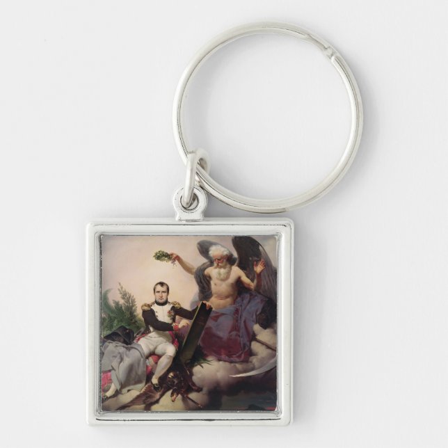 Chaveiro Napoleon coroou em o tempo, antes de 1833 (Frente)
