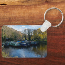 Chaveiro Narrowboats Moored at Salterhebble Basin