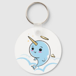 Chaveiro Narwhal Angel Cutie