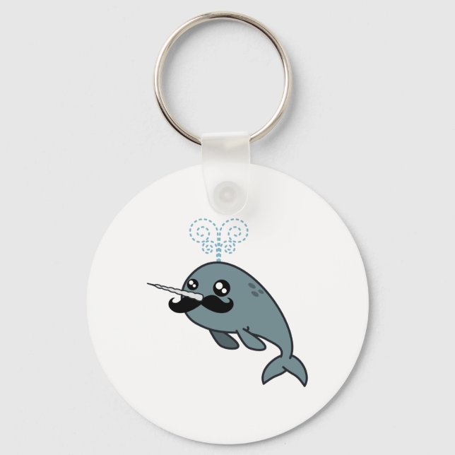 Chaveiro Narwhalstache (Frente)