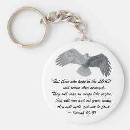 Chaveiro Nas asas como Águia - É 40:31