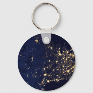 Chaveiro Nasa Lights from Space USA