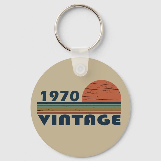 Chaveiro Nascer de aniversário de 1970 (Frente)