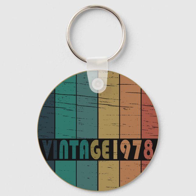 Chaveiro Nascer de aniversário de 1978 (Frente)