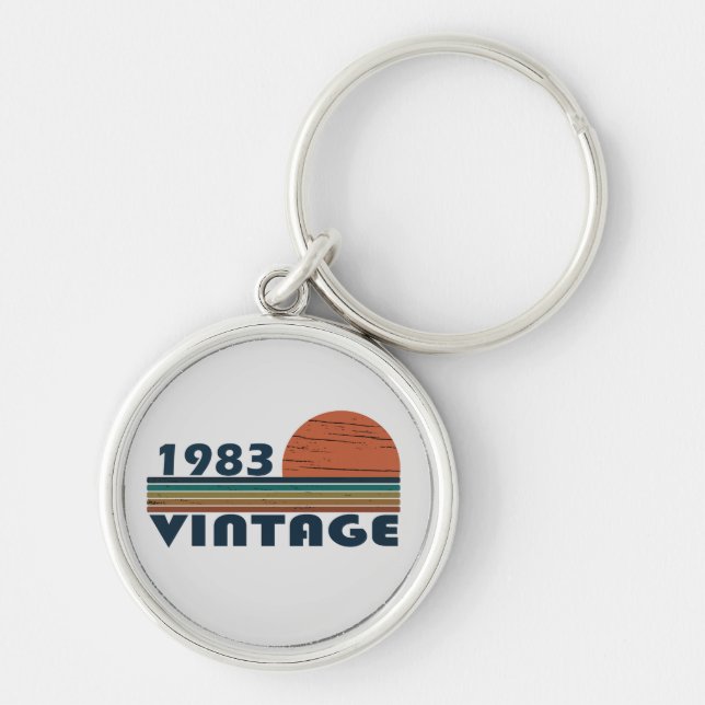 Chaveiro Nascer de aniversário de 1983 (Frente)