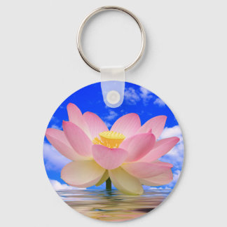 Chaveiro Nascer de Flor de Lotus na Água