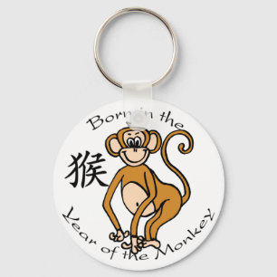Chaveiro Nascer no ano do macaco (chinês)