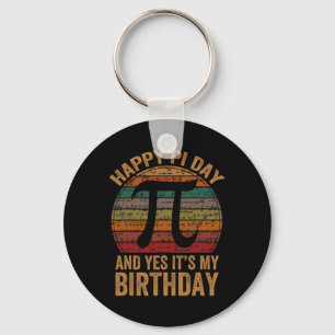 Chaveiro Nascer no dia de pi Sim É o meu aniversário Feliz