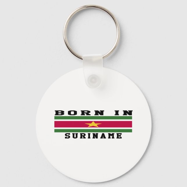 Chaveiro Nascer No Suriname (Frente)
