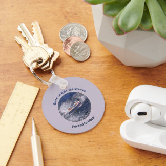 Chaveiro Nascer para cavalgar as ondas forçadas a trabalhar