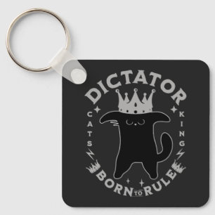 Chaveiro Nascer Para Regra   Design de gato engraçado
