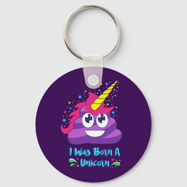 Chaveiro Nascer Unicorn Emoji (Frente)