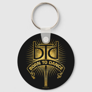 Chaveiro Nascido Para Dançar (ouro)