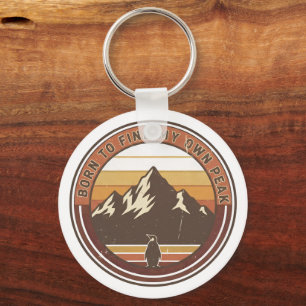 Chaveiro Nascido para encontrar meu próprio pico - O pingui