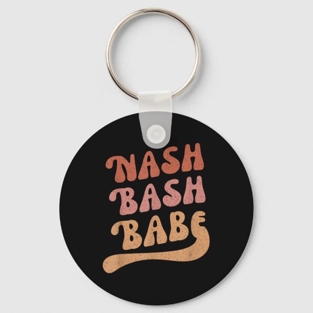 Chaveiro Nash Bash Babe Favor de festa de despedida de solt (Frente)