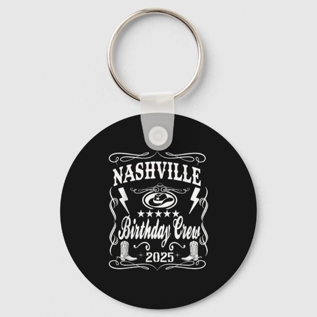 Chaveiro Nashville Birthday Bash 2025 (Frente)