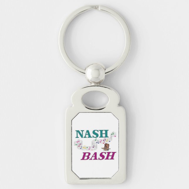 Chaveiro Nashville Nash Bash Music (Frente)