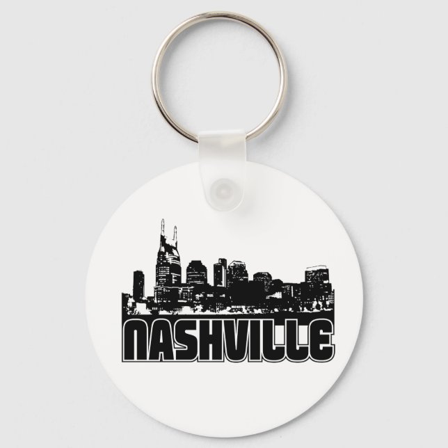 Chaveiro Nashville Skyline (Frente)