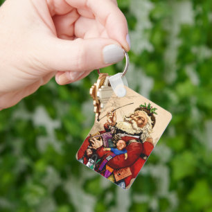 Chaveiro Natais vintages, Brinquedos da Pipe do Papai Noel
