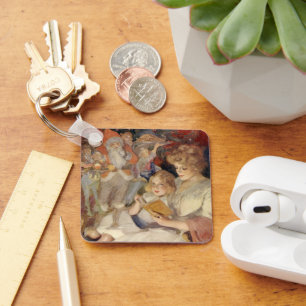 Chaveiro Natais vintages, História da Noite de Leitura Mãe