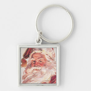 Chaveiro Natais vintages Santa Claus