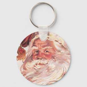 Chaveiro Natais vintages Santa Claus