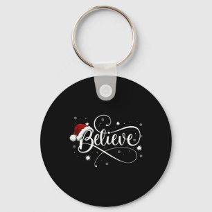 Chaveiro Natal - Acredite no Pai Natal Acredite no Natal