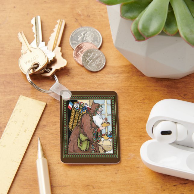 Chaveiro Natal Antigo, Brinquedos do Papai Noel Sapatos de  (Mesa)