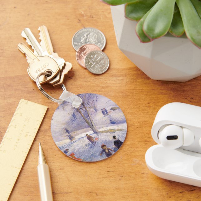 Chaveiro Natal Antigo, Esquiando, Glackens Central Park (Mesa)