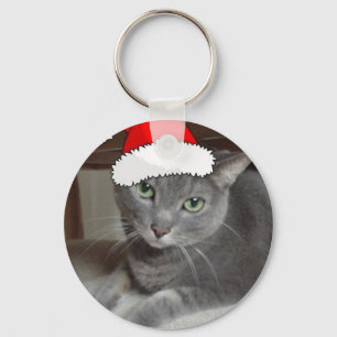 Chaveiro Natal Azul Russo