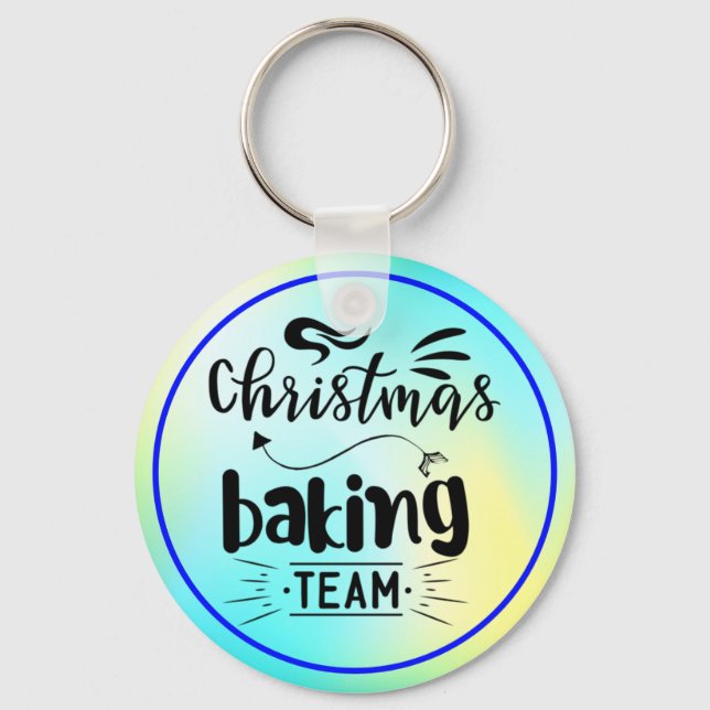 Chaveiro Natal Baking Team (Frente)