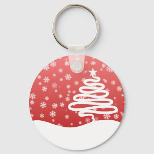Chaveiro Natal branco