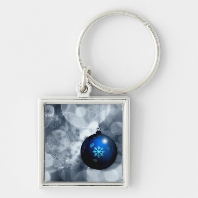 Chaveiro Natal brilhante (Frente)