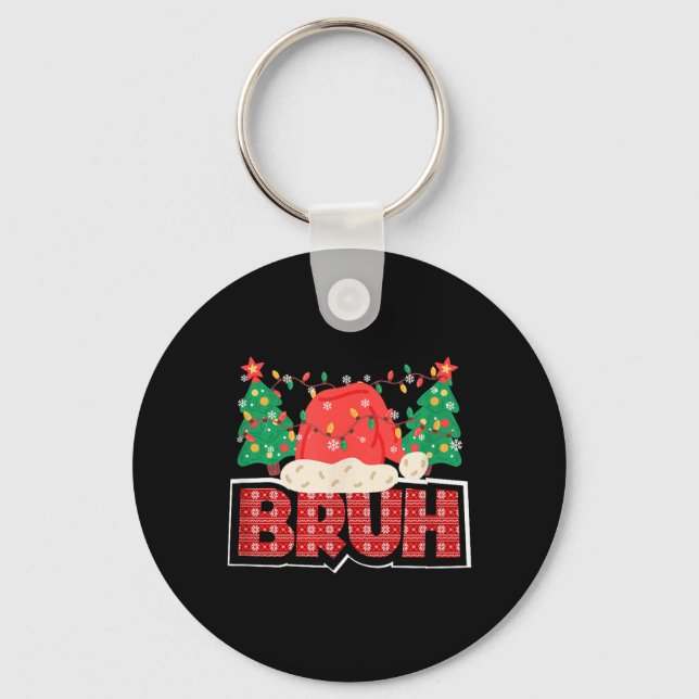 Chaveiro Natal Bruh Engraçado Gen Z e Gen Alpha Natal (Frente)