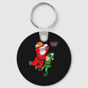Chaveiro Natal Bysketbyll Santa Claus Slam Dunk Elf Diversã