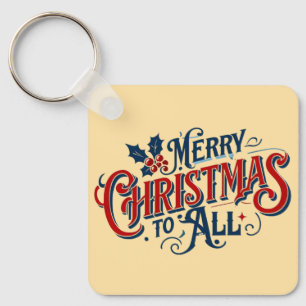 Chaveiro Natal clássico para todas as artes festivas
