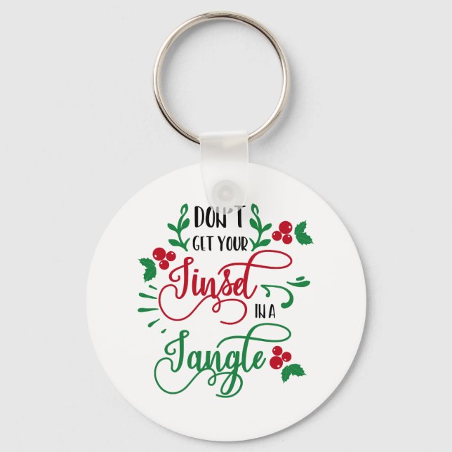 Chaveiro Natal da Typografia Divertida (Frente)