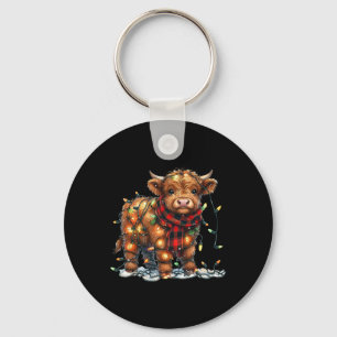 Chaveiro Natal da Vaca Xmas Papai Noel Por Animal de Fazend