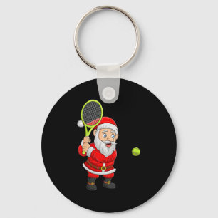 Chaveiro Natal das Mulheres Papai Noel Jogando Tênis Natal 