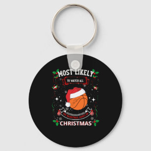 Chaveiro Natal de basquetebol