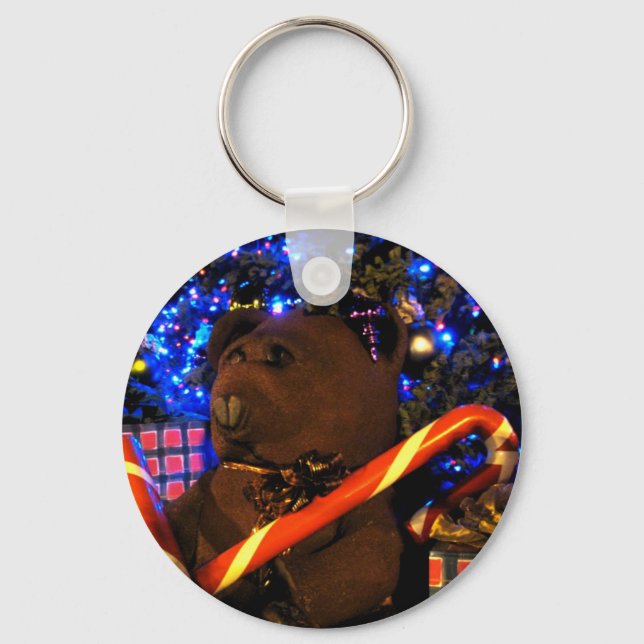 Chaveiro Natal de Teddys mim (Frente)