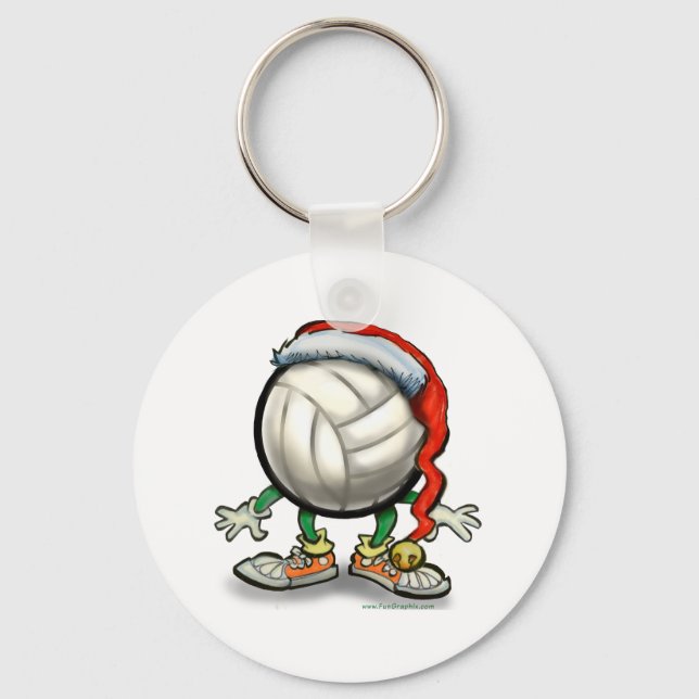 Chaveiro Natal de voleibol (Frente)