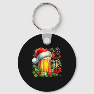 Chaveiro Natal Divertido de Bebida Papai Noel Amantes da Ce