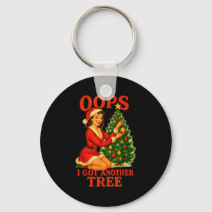 Chaveiro Natal Divertido Retro Oops Eu Tenho Outra Árvore