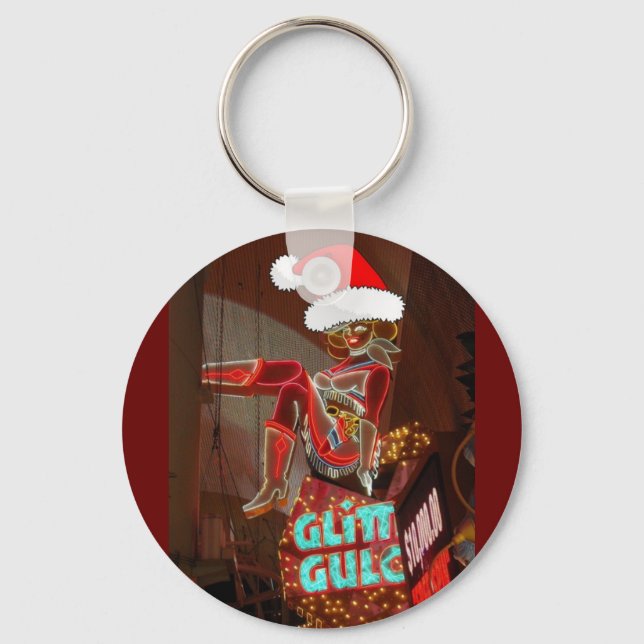 Chaveiro Natal do Glitter Guler Las Vegas (Frente)