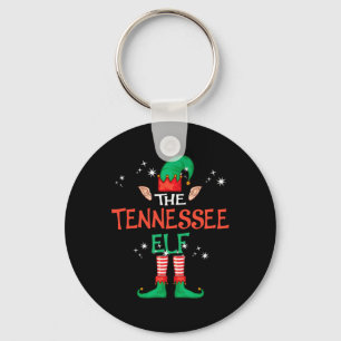 Chaveiro Natal do Grupo Familiar do Tennessee Elf Matching