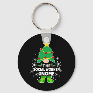 Chaveiro Natal do Natal da Família Gnomos do Trabalhador So