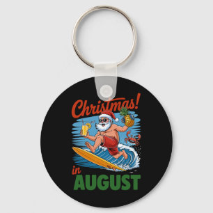 Chaveiro Natal Em Férias De Verão De Agosto Papais noeis En
